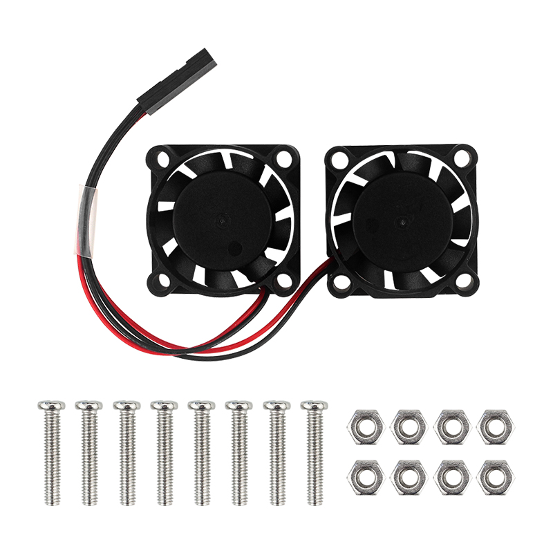 Raspberry Pi Water Cooling Kit - Ventilador de radiador doble para Raspberry