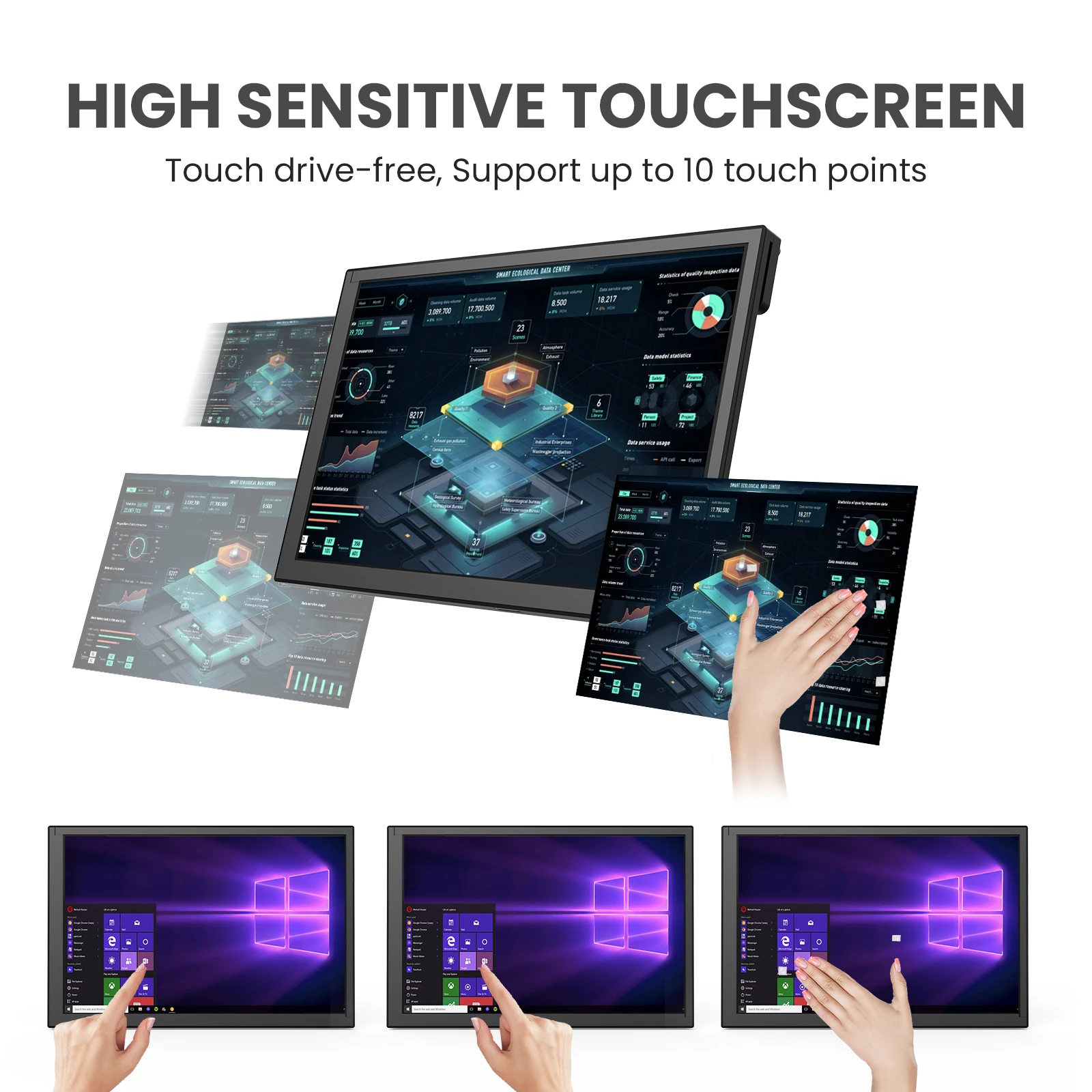 HDR 1280x800 IPS pantalla táct - Raspberry Pi 10.1 Inch Capacitive Touch Screen Ips reseña y precio